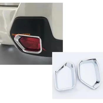 

For SUBARU XV 2018 2019 2020 Car Styling Detector ABS Chrome Cover Trim Back Tail Rear Fog Light Lamp Frame Stick 2pcs