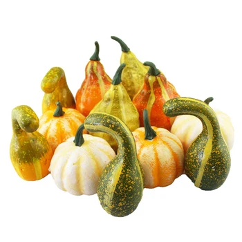

Artificial Plants Fruit Fake Vegetables Photography Props Home decor Artificial Pumpkin Model Simulation Halloween Pumpkin Set