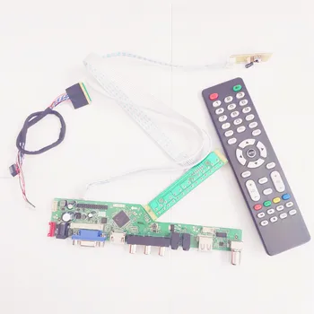 

For LTN140AT21-001/002/802 14" WLED LVDS 40Pin laptop panel display controller drive card HDMI VGA USB TV AV RF 1366*768 Kit