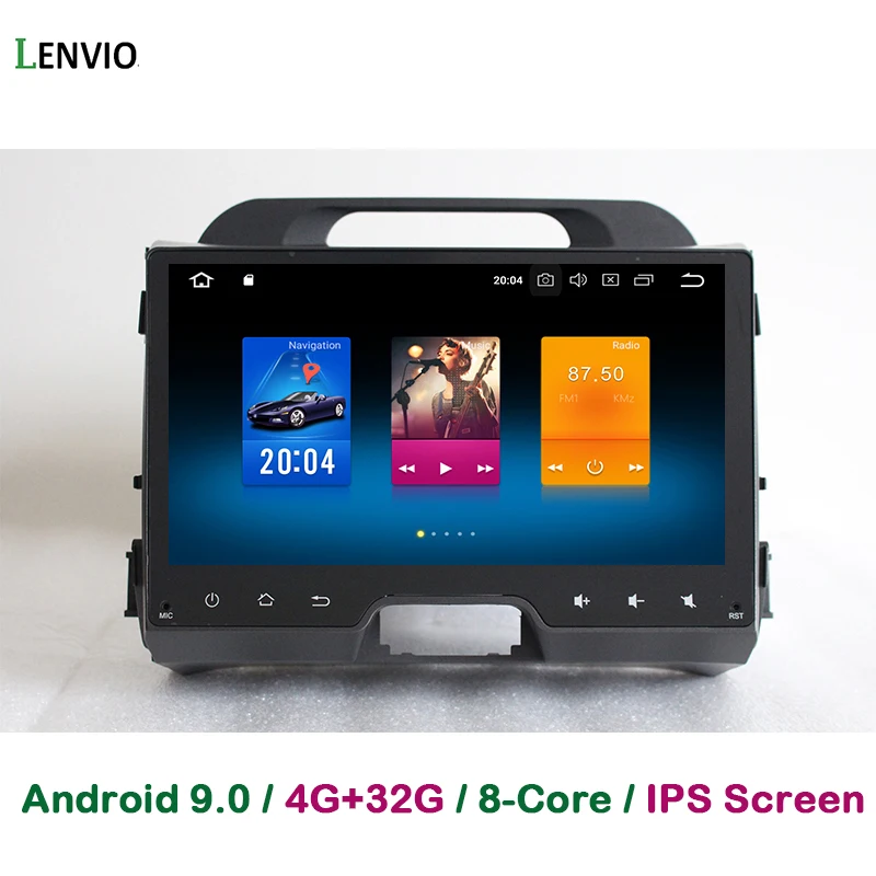 Lenvio 4G RAM 32G ROM Octa Core Android 9 0 Автомобильный DVD Радио GPS навигация для KIA Sportage 2010 2011 2012 2013