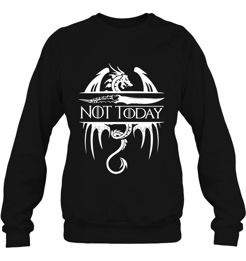Мужская толстовка с капюшоном Not Today Catspaw Blade& Dragon Version женская уличная одежда