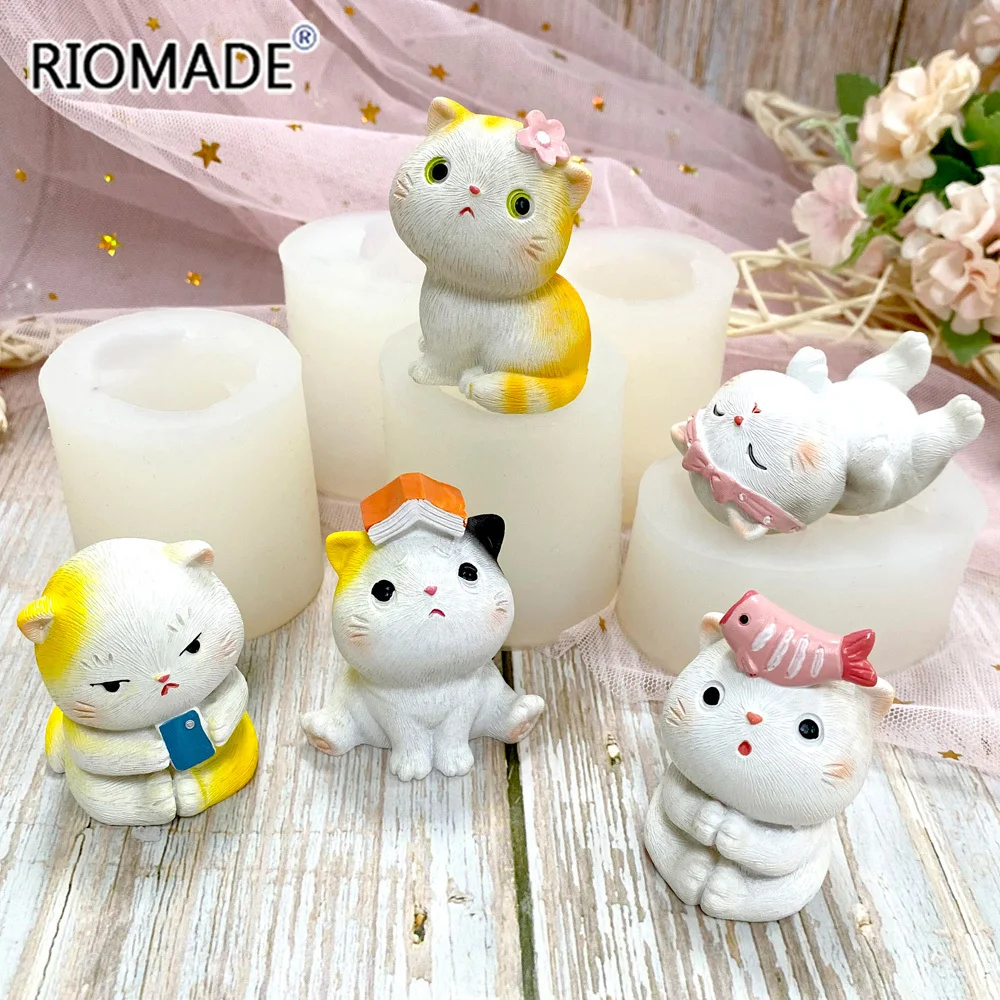 Stampo in Silicone per Gatti, per Gatti addormentati, in