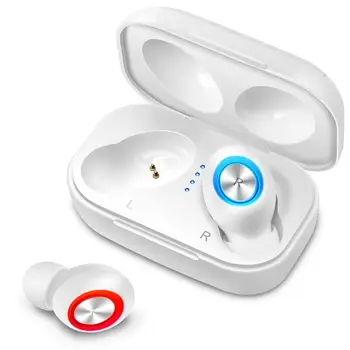 

Wireless Bluetooth 5.0 Earbuds Auto Pairing 350mAh Physical Button Earphones 50mAh Stereo Mini Music Headset
