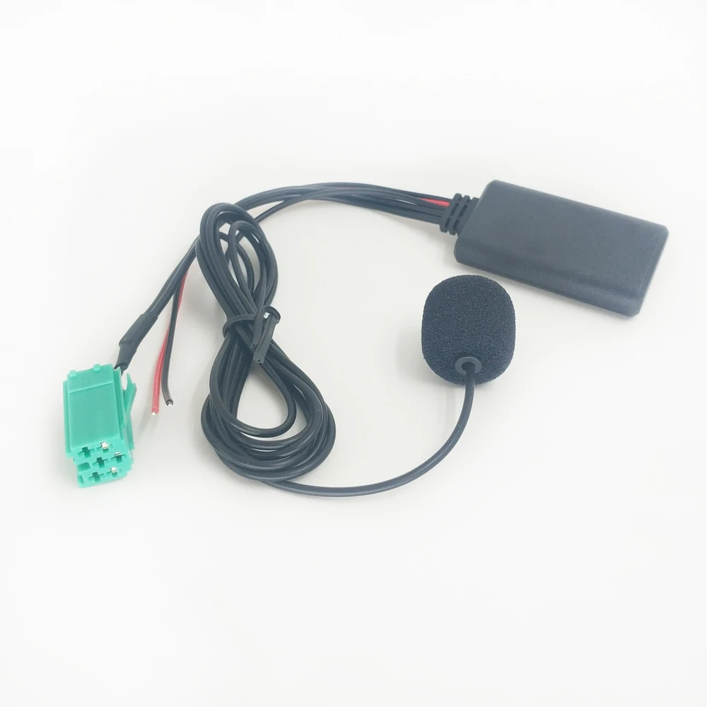 Biurlink Bluetooth Aux кабель вспомогательный Mp3 вход ISO 6Pin микрофон громкой связи адаптер для Renault 2005-2011 Updatelist радио