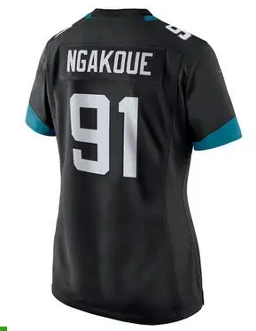 women Carolina A+++ качественная женская футболка для девочек Blake Bortles 5 Leonard Fournette 27 Jalen Ramsey 20 Yannick Ngakoue 91 - Цвет: women