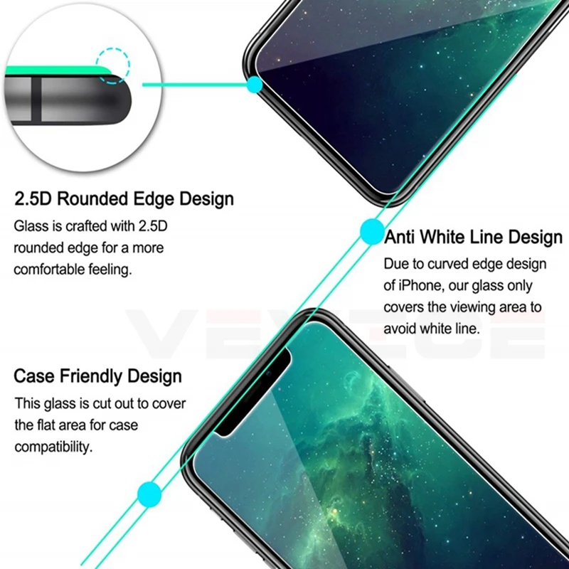 Закаленное стекло для телефона iPhone 11 5 8 6 1 дюйма XS Max Защитное Pro XR Flim 2019|Защитные