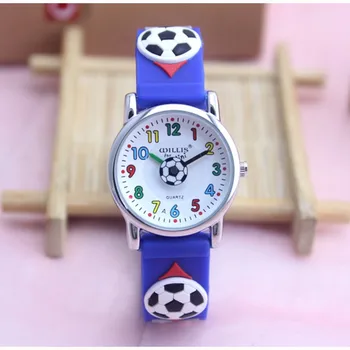 

Waterproof Kid Watches Children Silicone Wristwatches football Brand Quartz Luxury clocks Fashion Casual Relogio watch