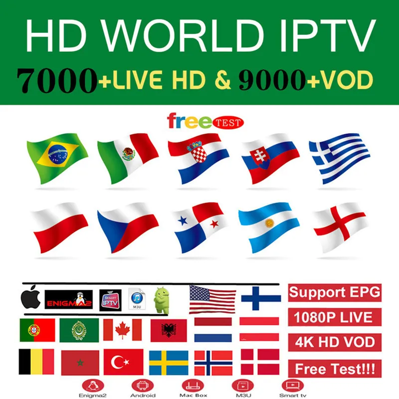 Стабильный французский IPTV Бельгия IPTV арабский IPTV голландский IPTV SUNATV Поддержка Android m3u enigma2 mag250 TVIP 7000+ Vod поддержка ed