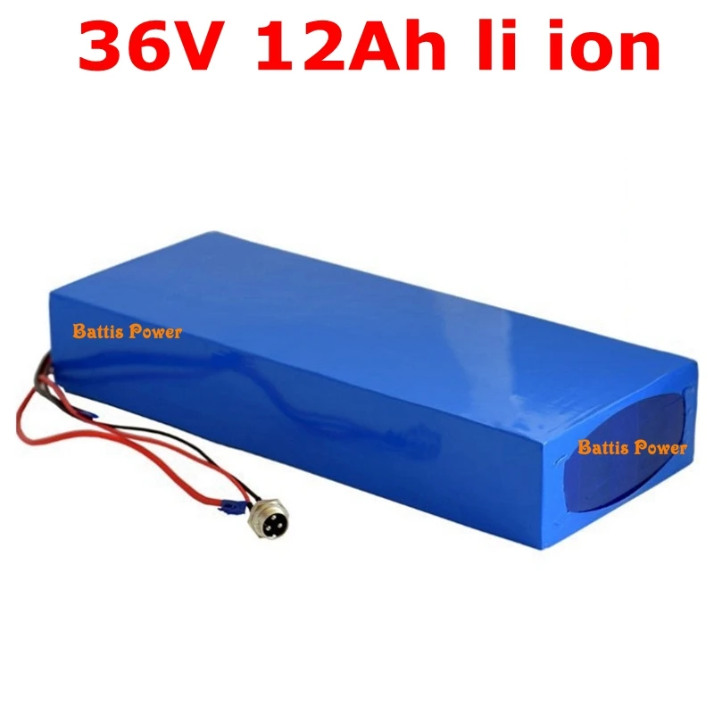 Фирменный аккумулятор 36v 12ah литий-ионный аккумулятор для е-байка 36В 12ah батарейный блок 15A BMS для е-байка 36В 350 Вт мотор, Электрический скутер, электрический велосипед 36v250w 500w+ Зарядное устройство