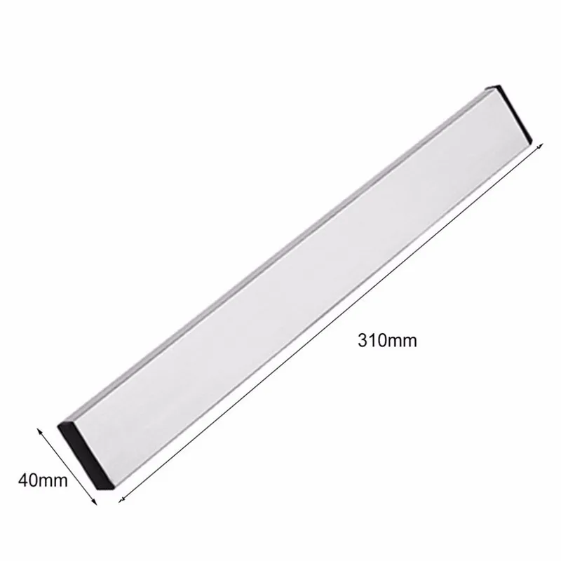 Magnetic Self-adhesive 31cm Length Knife Holder Stainless Steel 304 Block Magnet Knife Holder Rack Stand For knives