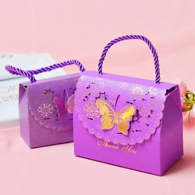 Wedding Candy Candy Butterfly Box Boxes Favor Wedding 10Pcs/lot Gift Party 