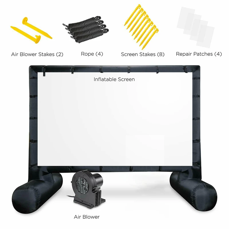 

14.5 Feet Inflatable Outdoor Projector inflatable movie Screen for Movies Portable Projector Screen Cinema With Blower
