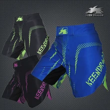 ММА Шорты Муай Тай ММА тренировки фитнес шорты быстросохнущие толстые износостойкие шорты полиэстер синий эластичный промежность