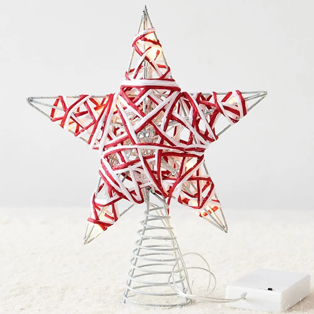 

Xmas Decoration Ornament Festival Decorative Christmas Tree Topper Treetops Tree Topstar Decorations Shiny