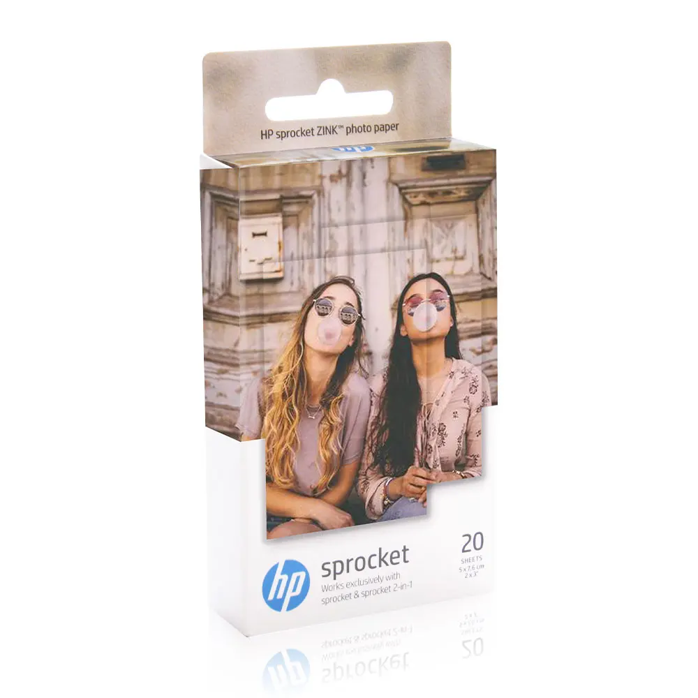 Topcolor для HP Sprocket Paper ZINK фотобумага 20 листов 2 в 1 фотопринтер 5*7 6 см Мини карманная |