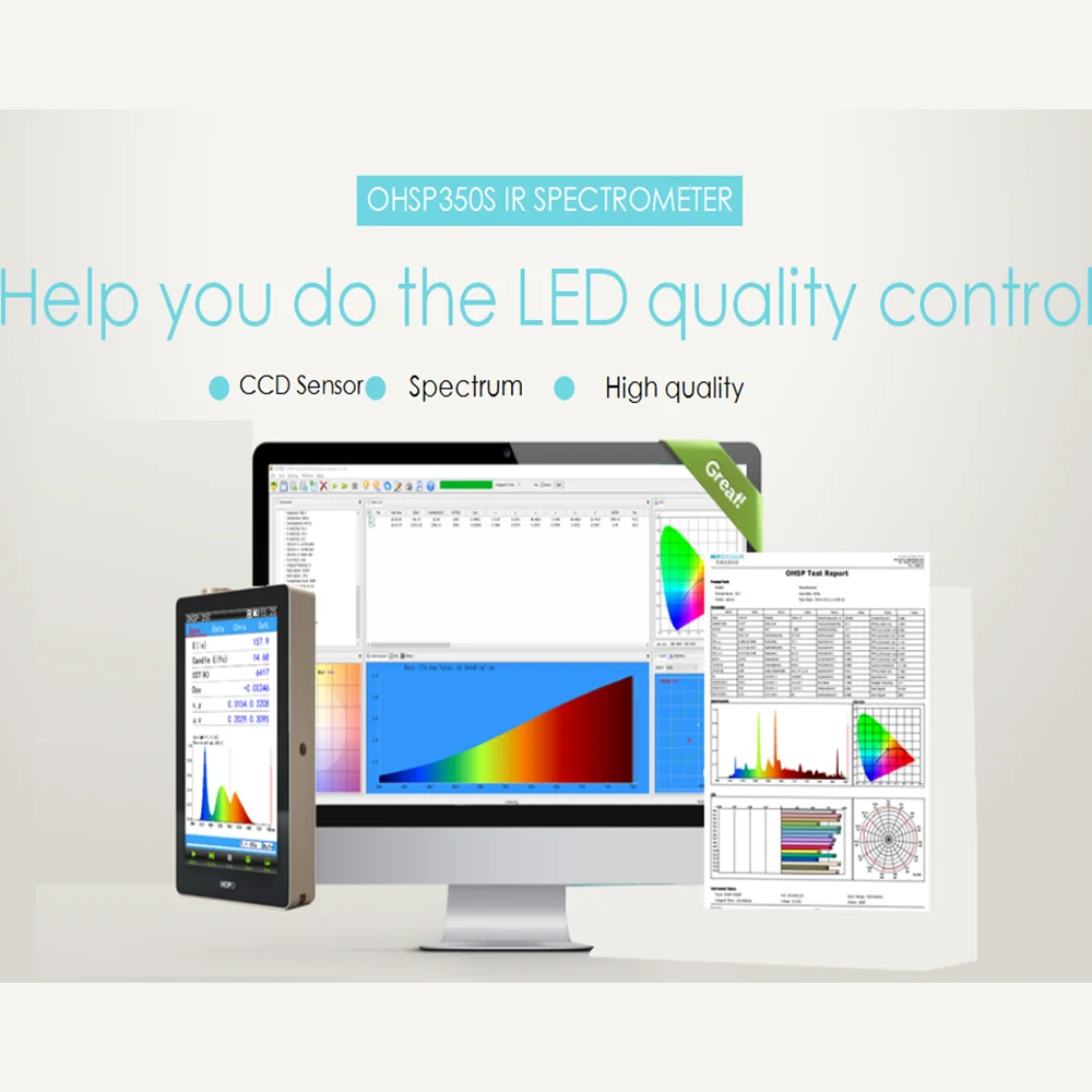 Ohsp350s Light Source Colorimeter/led Spectral Irradiance Colorimeter