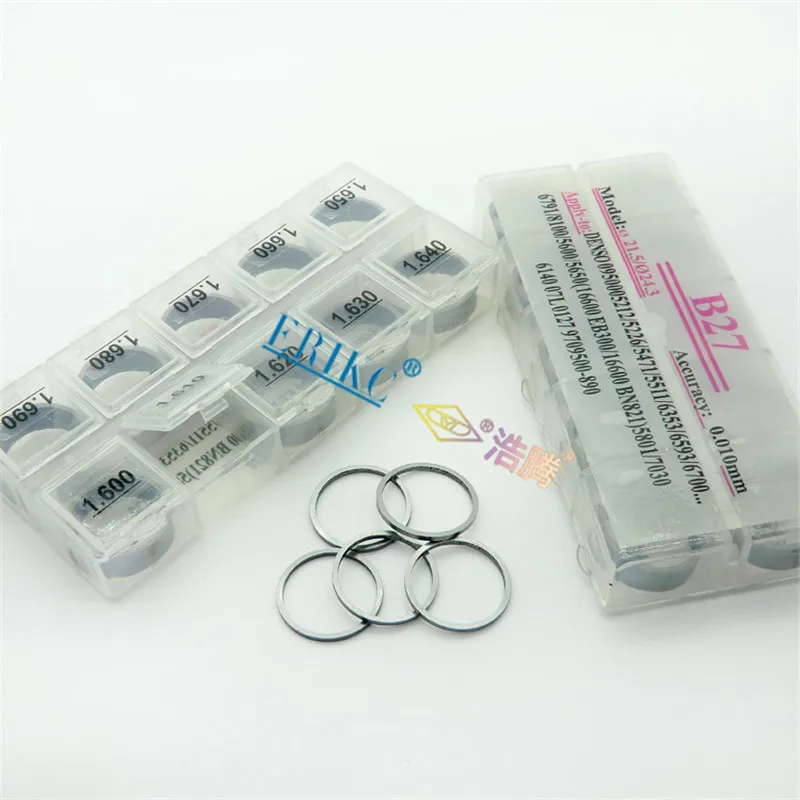 High Accuracy Adjusting Shims B21 B23 B24 B27 Common Rail Injector Nozzle Valve Gasket Diesel Injector Washer For Denso injector washer shims