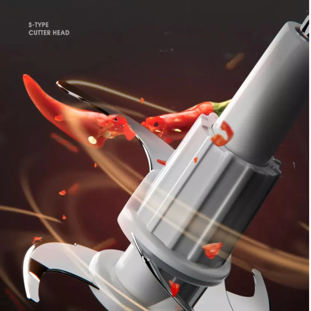 Loygkgas New 700W Electric Vegetable Food Chopper Cutter Meat Grinder Mincer Machine, Size: As Shown