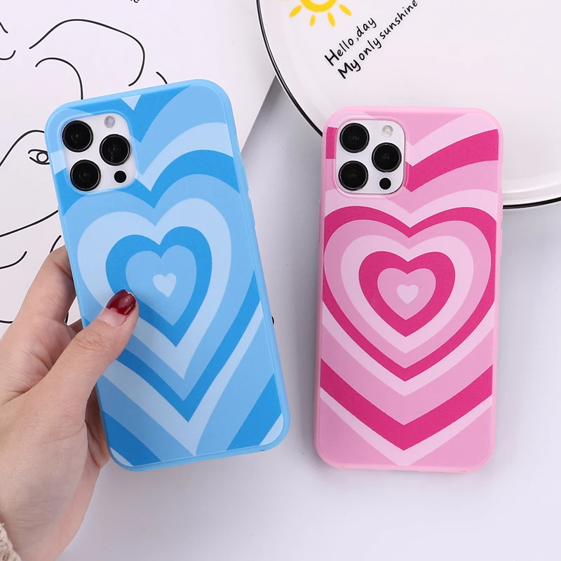 Soft Silicone Latte Love Coffee Heart Phone Cover For iPhone 13 12 11 Pro Max X XS XR 7 8 7Plus 8Plus Candy Case Fundas | Мобильные