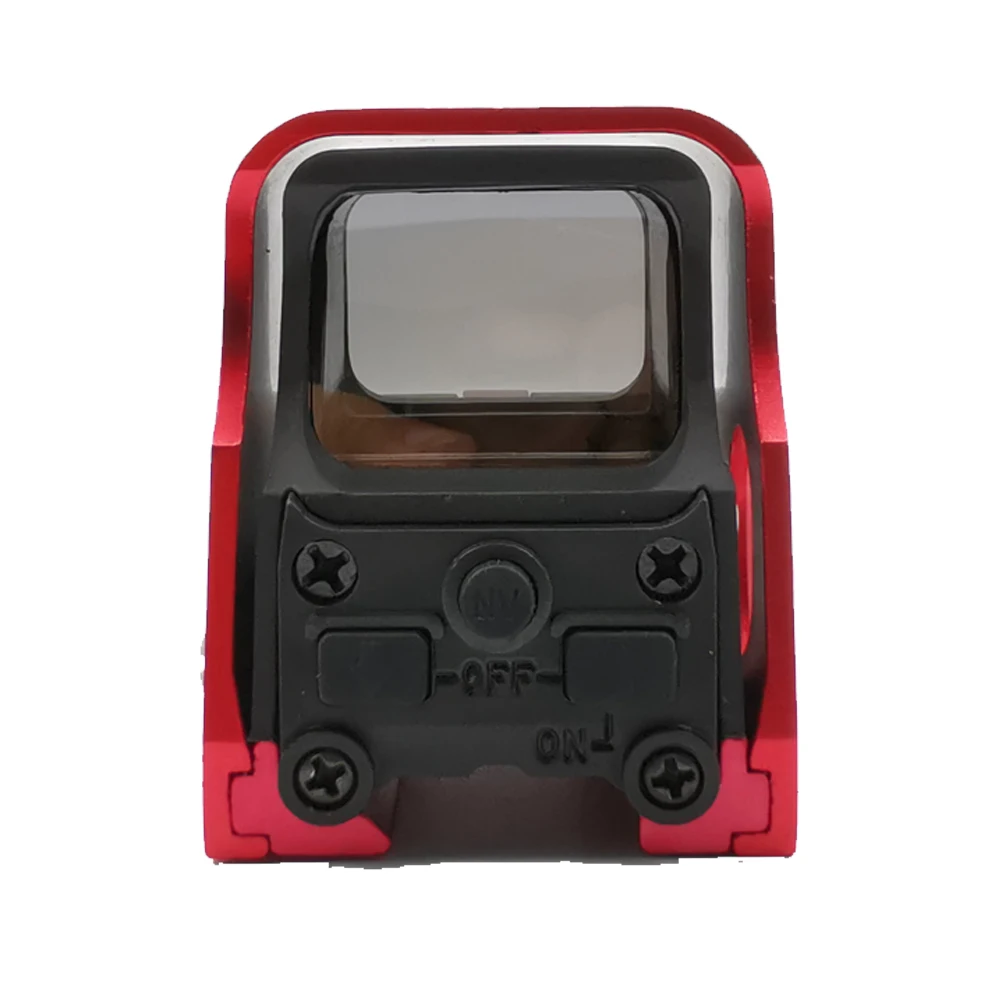 New Aluminum Tactical Red Green Reticle Riflescope Holographic Red Green Dot Sight Brigthness Adjus