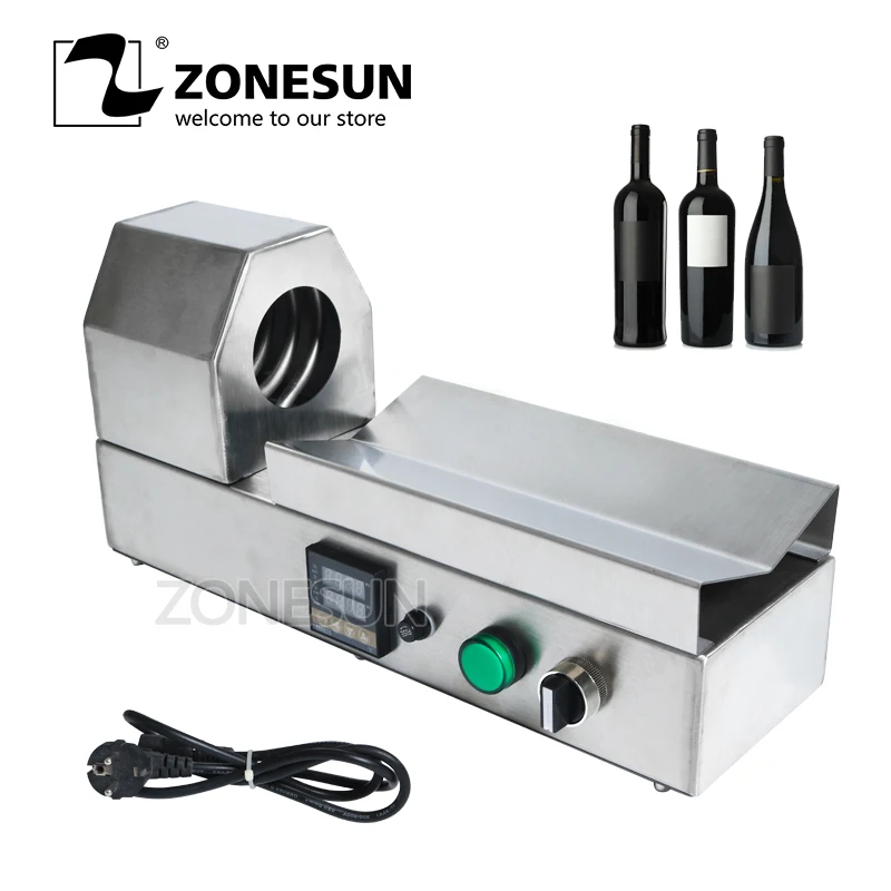 ZONESUN PVC tube rétrécissement machine bouteille couvercle manchon vin bouteille bouchon capsulage rétrécissement outil équipement PVC PP POF film | AliExpress