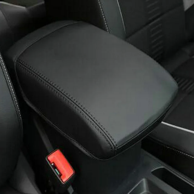 SBTMY Car-styling Interior trim for automobile armrest case decorative sleeve Accessories For 2017 2018 Volkswagen Vw T-ROC T black line