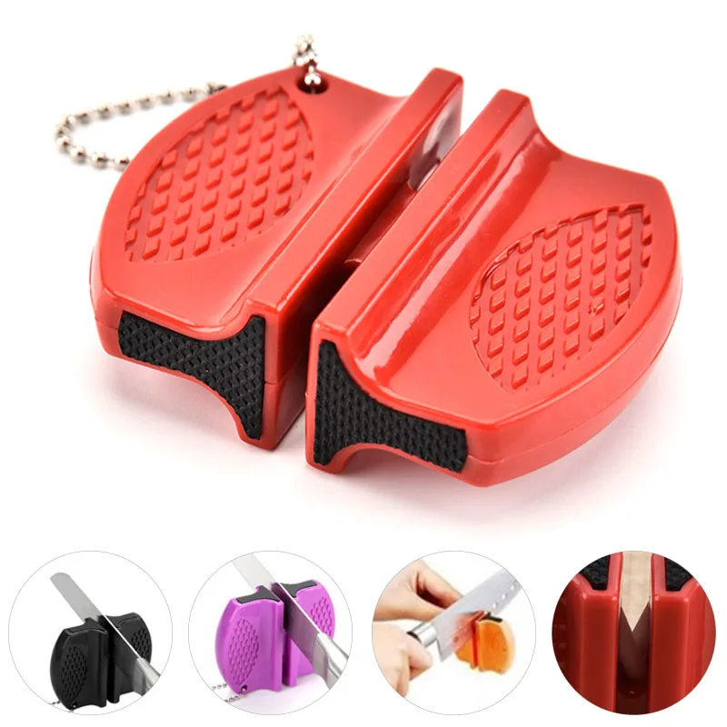 

Mini Knife Sharpener Tool Outdoor Knife Sharpener Portable Small Safe Knife Sharpener Tool For Home Kitchen Easy Sharpening Tool