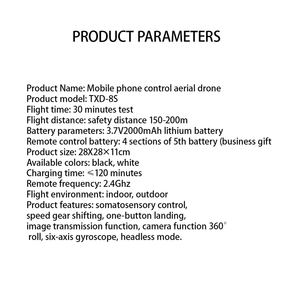 TXD-8S мини Дрон Квадрокоптер 2,4 ГГц дроны Дистанционное управление вертолет самолет умный дом высокое качество