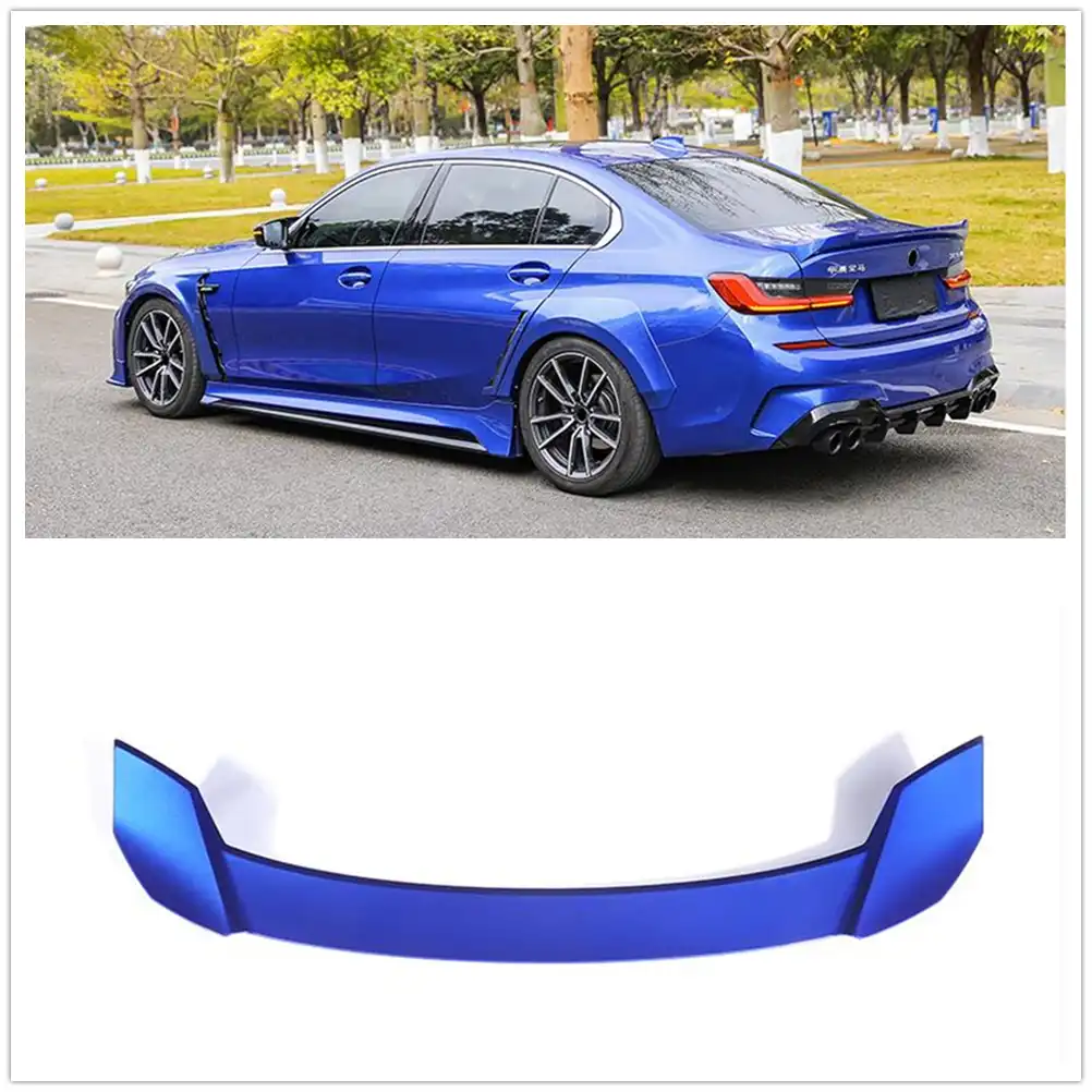 Akasaka Vehicle Rear Trunk Spoiler Lip For 19 Bmw G G28 330i M340i M Sport Blue Car Exterior Bumper Splitters Tail Wing Spoilers Wings Aliexpress