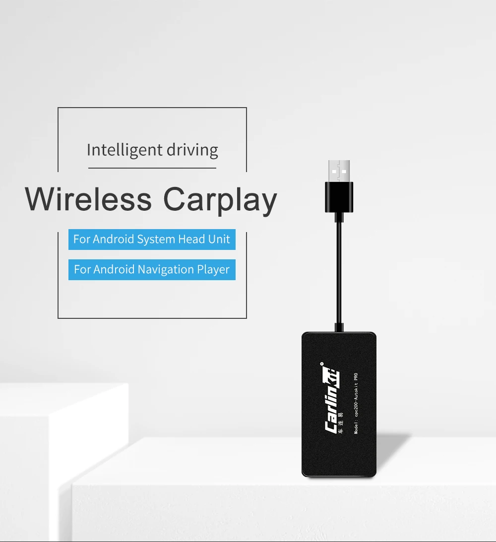 Горячая Распродажа Carlinkit USB внешний порт Carplay для Android Автомагнитола сенсорный экран с системой iOS Carplay Новая версия обновления