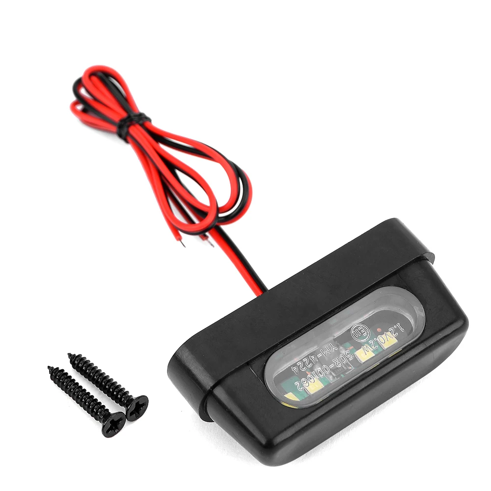 Mejor Compra Luz de matrícula trasera LED Universal para motocicleta, 12V, con Emark, para Honda Kawasaki, Yamaha 87qAgWDj