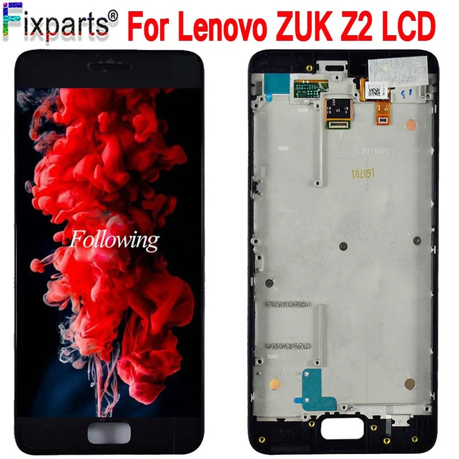 Tanie Testowane oryginalne nowe dla Lenovo ZUK Z2 wyświetlacz LCD montaż digitizera ekranu dotykowego dla Lenovo ZUK Z2 ekran LCD części zamienne