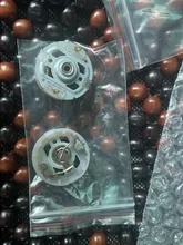 Motor eléctrico de brochas Rs550, con Motor de cepillo de cobre y carbón para taladro de carga, destornillador, soporte de cepillo, 2-6 uds.