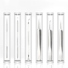 Инструмент для удаления угрей и угрей, ложка для очищения лица, уход за кожей, пинцет для удаления угрей, игла для удаления пятен