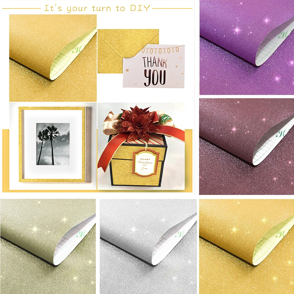 Silver Glitter Peel And Stick Wallpaper Self Adhesive Glitter Wall Paper For Walls Waterproof