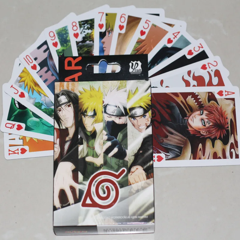 Naruto - Different Characters Card Packs for Poker and Board Games (2 Sets)