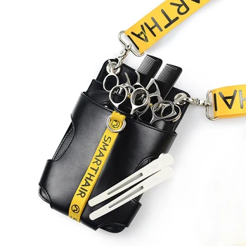

Detachable Salon Hairdresser Barber Shears Holster Scissors Holder Pouch PU Leather Hair Tool Case Bag Hairdessing Supplies 1486
