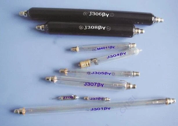 J321 Geiger Muller tube counter Hard Beta GM Detectors Geiger Counter Kit The tube for Nuclear Radiation Detector  J321 tube 6