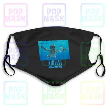 

Dust Mask with Filter Nirvana Nevermind New Grudge Band Rock Kurt Cobain Washable Reusable Mask