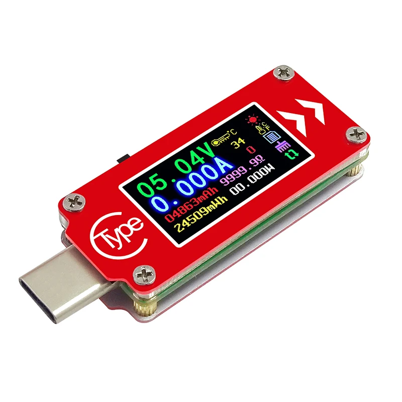 TC64 5A Многофункциональный измеритель напряжения zmmeter цветной экран Быстрая
