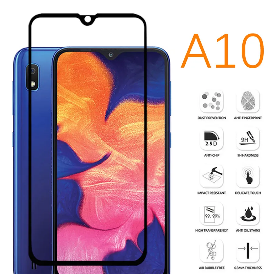 

Protective glass on the for samsung galaxy a10 screen protector film samsumg samsun galax tremp galaxy10 a 10 tempered glas 10a