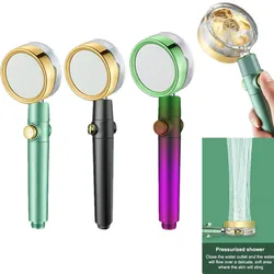 New Upgrade Shower Head 360 Degrees Rotating With Small Fan ABS Rain High Pressure Spray Nozzle Bathroom Faucet Accessories