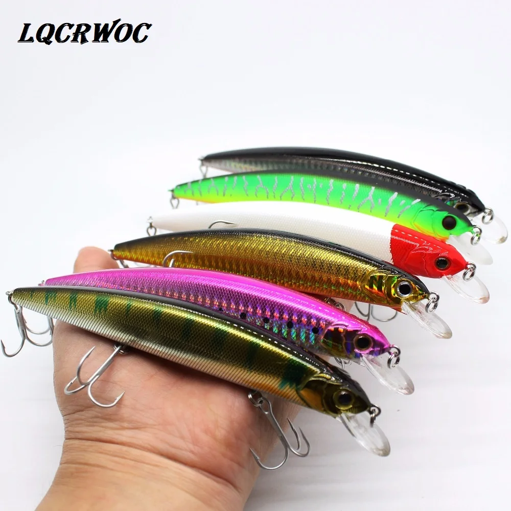 Новый Minnow 130 мм 20 г Щука рыболовная приманка высокого качества жесткие воблеры