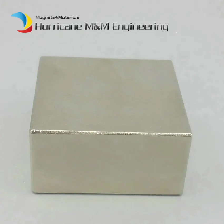 1 упаковка NdFeB Блок 40x40x20(+/-1) мм фильтр для воды Мощный Неодимовый Магнит Редкоземельные постоянные магниты класс N42 NiCuNi покрытием