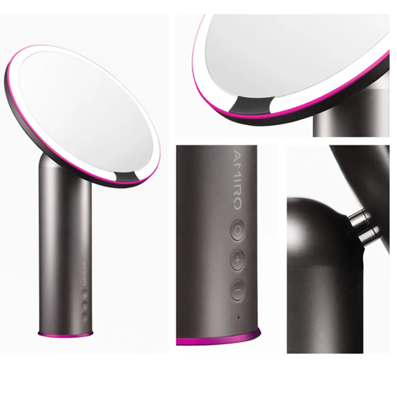 8 Inch LED Lighted Makeup Mirrors On/Off Smart Sensor Color White Clarity System Adjustable LED Light For Women Beauty Makeup