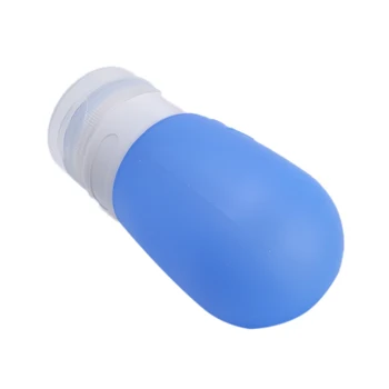 

38ml 60ml 80ml Portable Silicone Refillable Bottle Empty Travel Packing For Lotion Shampoo Cosmetic Bottle Containers Squeeze