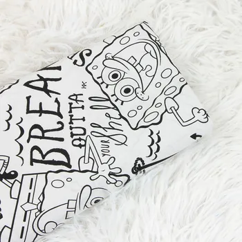 

half meter high density 100% cotton poplin fabric with cartoon print, garment dress children cloth CR-415