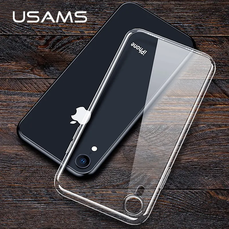 USAMS TPU чехол для iPhone XR X XS Max Прозрачный 7 8 6 5s SE 11 pro max ультра тонкий задней панели