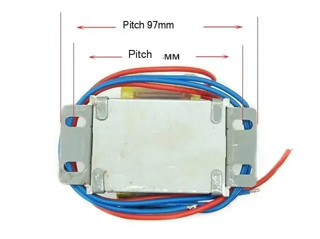 Мощность transformador 70 Вт катушки повышающий трансформатор EI66 DB-70VA 220V переменного тока для адаптера переменного одиночный/double6V12V18V24V усилитель низких частот изоляции