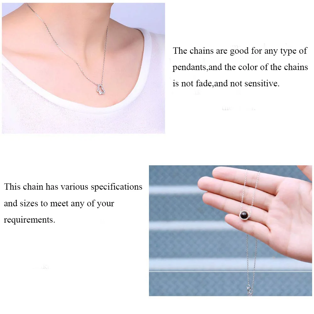 Wholesale 10pcs/lot width 1.2mm-4mm Stainless Steel Tiny O type Chain DIY Necklaces Jewelry Making 40cm -90cm images - 6